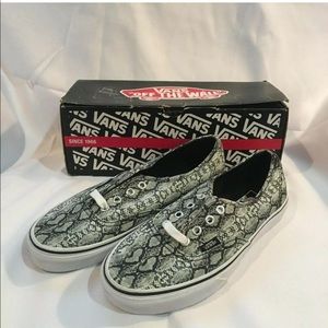 Vans Snake Snakeskin Shoes Unisex Men 5.5 Women 7